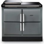 piano induction aga rayburn ranger rre100-3islt ardoise chrome