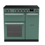 piano induction falcon infusion inf90eipmgr/cm-e1 vert minéral chrome