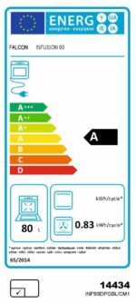piano induction falcon infusion inf90eipstb/cm-e1 roche bleue chrome - Image 4