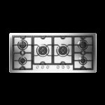 Plaque de cuisson à gaz en acier inoxydable Ilve hcpmt125dd 120 cm - Panoramagic