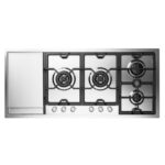 Plaque de cuisson à gaz Ilve hcpmt125fdd 120 cm en acier inoxydable - Panoramagic