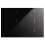 Plaque de cuisson à induction vitrocéramique noire Ilve hcbi754tc 75 cm - Professional Plus