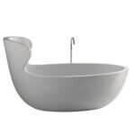 Baignoire îlot Rapsel Arne 166 cm