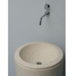 Vasque sur pied Rapsel Bouro 50 cm en pierre portugaise - Image 2