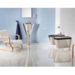 Lavabo sur pied Rapsel Euclide 50 cm en acier inoxydable - Image 4