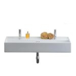Vasque Rapsel Grand Kanal 100 cm en céramique blanche