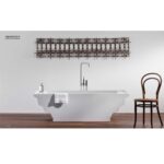 Baignoire îlot Rapsel Grandtour 180 cm³ velours blanc - Image 2