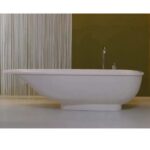 Baignoire îlot Rapsel Kea 180 cm blanche - Image 2