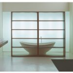Baignoire Rapsel Lavasca 200 cm en résine titane blanc mat - Image 4