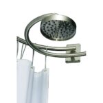 Rapsel Pluviae dans une structure de douche avec pommeau et rideau de douche - Image 4
