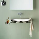 Petit lavabo Rapsel X-treme avec porte-savon 45,5 cm en acier inoxydable - Image 3