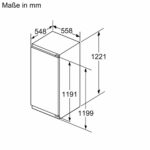 Réfrigérateur-congélateur encastrable à une porte Neff ki2426dd1 N70 h 122 cm - Image 5