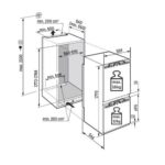 Réfrigérateur-congélateur encastrable Liebherr icbnbi 5153 h 178 cm - Image 4