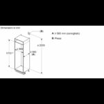 Réfrigérateur congélateur encastrable Siemens ki86nvfe0 iQ300 h 178 cm - Image 4