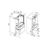 Réfrigérateur-congélateur Liebherr mbsddi 9528 90 cm pose libre en acier inoxydable - Image 4