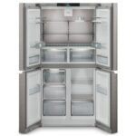 Réfrigérateur-congélateur pose libre Liebherr MBSDDI 9024 en acier inoxydable de 90 cm