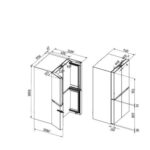 Réfrigérateur-congélateur pose libre Liebherr MBSDDI 9028 de 90 cm en acier inoxydable - Image 4