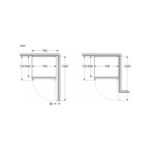 Réfrigérateur-congélateur pose libre Siemens kg49naict iQ500 70 cm en acier inoxydable - Image 5