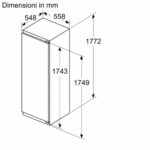 Réfrigérateur encastrable à une porte Siemens ki81radd0 Iq500 h 178 cm - Image 5