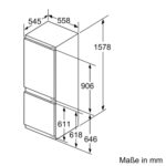 Réfrigérateur encastrable Siemens ki77sadd0 iQ500 h 158 cm - Image 4