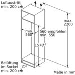 Réfrigérateur encastrable Siemens ki77sadd0 iQ500 h 158 cm - Image 5
