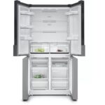 Réfrigérateur pose libre Siemens kf96nvpea iQ500 91 cm h 183 acier inoxydable noir - Image 3
