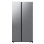 Réfrigérateur-congélateur Samsung Air Space Ai côte à côte 91 cm, rs57dg400em9ef, argent mat