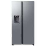 Réfrigérateur-congélateur côte à côte Samsung rs80f67kctef 91 cm - argent