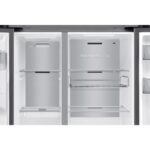 Réfrigérateur-congélateur côte à côte Samsung rs80f67kctef 91 cm - argent - Image 5