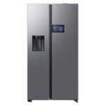 Réfrigérateur-congélateur côte à côte Samsung RS90F65EDTEF 91 cm - Acier inoxydable
