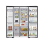Réfrigérateur-congélateur côte à côte Samsung RS90F65EDTEF 91 cm - Acier inoxydable - Image 3
