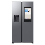 Réfrigérateur-congélateur Samsung rs90f67betef Family Hub côte à côte 90 cm - argent