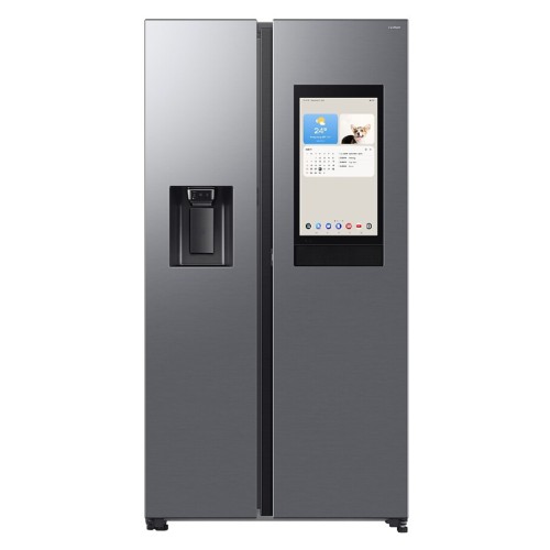 samsung-rs90f67betef-frigorifero-congelatore-family-hub-side-by-side-90-cm-silver Réfrigérateur-congélateur Samsung rs90f67betef Family Hub côte à côte 90 cm - argent - Image 1