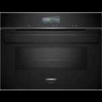 Siemens cm936gcb1 iq700 four à micro-ondes encastrable compact h 45 cm noir SL