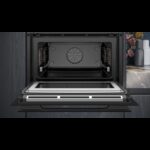 Siemens cm936gcb1 iq700 four à micro-ondes encastrable compact h 45 cm noir SL - Image 3