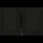 Siemens ex877nx68e iq700 plaque à induction avec hotte intégrée 80 cm noir SL
