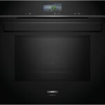 Siemens hm976gmb1 iq700 four à micro-ondes combiné encastrable 60 cm noir SL