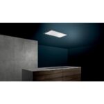 Siemens lr97cbs20 iq700 hotte de plafond encastrable 90 cm acier inoxydable + verre blanc - Image 2