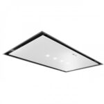Siemens lr97cbs20 iq700 hotte de plafond encastrable 90 cm acier inoxydable + verre blanc