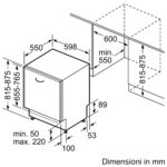 Siemens sn97yx03ce lave-vaisselle encastrable complètement caché 60 cm - Image 4