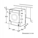 Siemens wk14d542eu Lave-linge séchant encastrable complètement caché 60 cm - Image 4