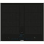 Table de cuisson à induction Siemens ex607nyv6e iQ700 60 cm vitrocéramique noir SL