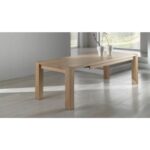 Table en bois extensible avec un chêne solide artisanal - Image 3