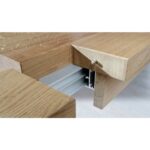 Table en bois extensible avec un chêne solide artisanal - Image 5