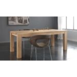 Table en bois extensible avec un chêne solide artisanal - Image 5