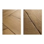 Table en bois moderne Jois de verre en chêne massif - Image 3