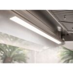 Virgola No Drop Touch hotte sous meuble encastrable 116 cm acier inoxydable - Image 5