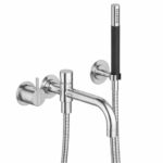 Mitigeur de baignoire encastré Vola 2141DT8 avec douchette