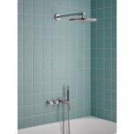 Mitigeur Vola 2441DT8-061 avec douchette et pommeau de douche pour baignoire - Image 2