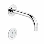 Mitigeur Vola 4311 avec capteur électronique automatique et lavabo encastré